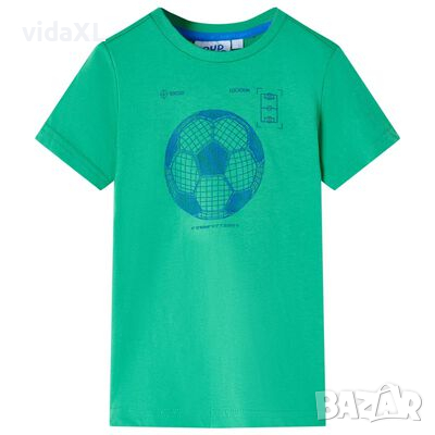 Детска тениска, зелена, 128(SKU:11647