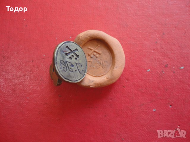 Офицерски артилерийски бронзов печат 6, снимка 9 - Колекции - 40164769