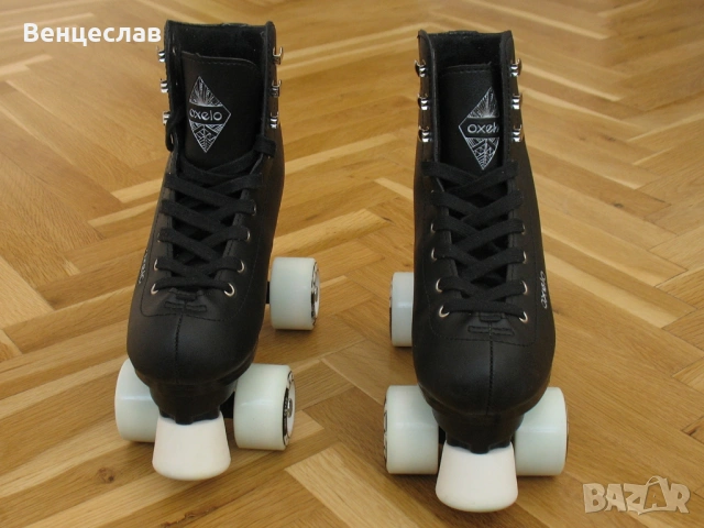 Кънки за фигурно пързаляне OXELO QUAD 100, номер 36, снимка 4 - Ролери, кънки - 53132952