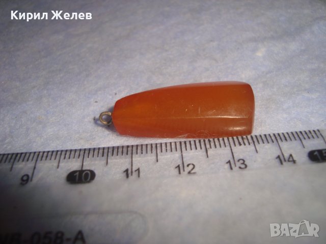 СТАР РУСКИ КЕХЛИБАРЕН РЕТРО АРТ МЕДАЛЬОН със СРЕБРО ШЛИФОВАН 100% НАТУРАЛЕН БАЛТИЙСКИ КЕХЛИБАР 74831, снимка 9 - Антикварни и старинни предмети - 37395540