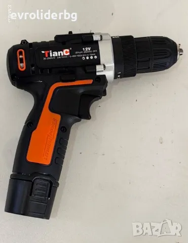 ТОТАЛНА ЛИКВИДАЦИЯ!!! АКУМУЛАТОРЕН ВИНТОВЕРТ/БОРМАШИНА 12V С ДВЕ БАТЕРИИ., снимка 6 - Винтоверти - 49928823