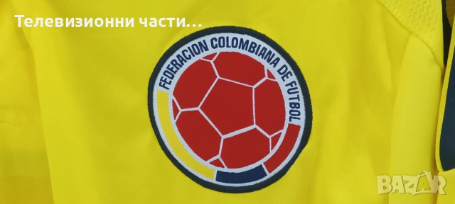 Футболна тениска на Колумбия домакински екип 2015/2016 James Rodriguez 10 размер М, снимка 5 - Спортни дрехи, екипи - 53329327