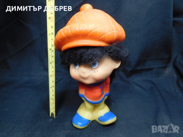 СТАРА РЕТРО СОЦ ГУМЕНА ИГРАЧКА КУКЛА ПРИЯТЕЛКАТА НА ХУЛИГАНА ЧОЧКО, снимка 7 - Колекции - 52061595