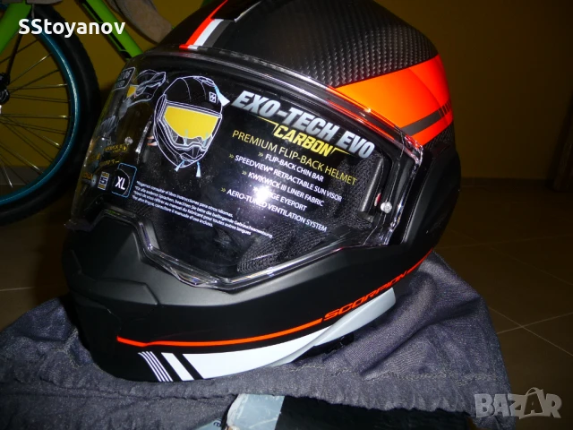 Scorpion Exo-Tech Evo Top Carbon, снимка 3 - Аксесоари и консумативи - 50655613