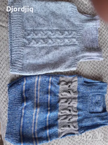 Детски плетен пуловер