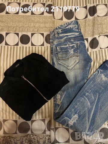 Дамски сет от дънки и горнище, снимка 6 - Дънки - 43113802