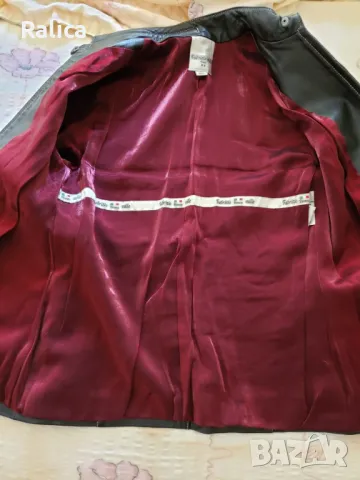 Италианско яке естествена кожа, снимка 7 - Якета - 47372663