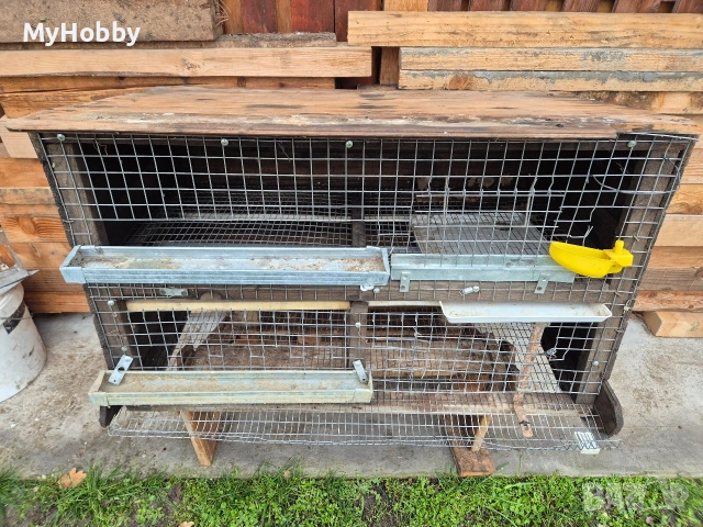 клетка за пътпъдъци двуетажна, снимка 7 - За птици - 53063575