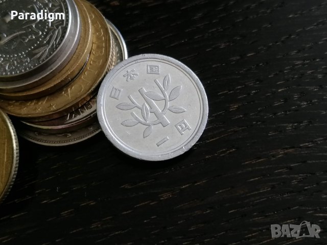 Монета - Япония - 1 йена | 1988г., снимка 2 - Нумизматика и бонистика - 28601792