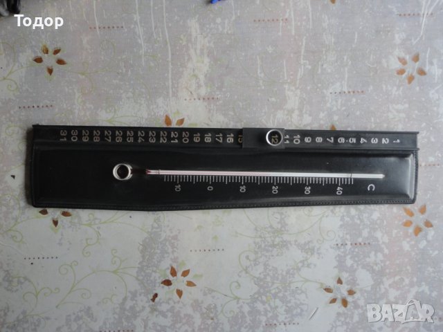 Немски термометър с календар маркировки , снимка 6 - Колекции - 42988250