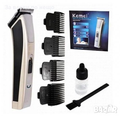 Безжична машинка за подстригване тример глава брада тяло КЕМЕИ, снимка 3 - Машинки за подстригване - 39308195