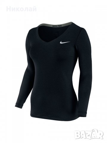 Nike Pro Core Fitted Long-Sleeve , снимка 1 - Спортни екипи - 27366976