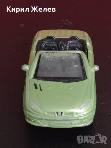 Метална количка PEUGEOT 206 кабриолет интересен модел за КОЛЕКЦИЯ ДЕКОРАЦИЯ 37576, снимка 6 - Колекции - 40704948