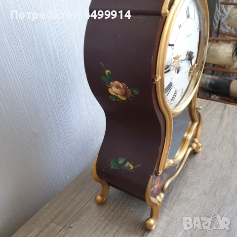 ВИНТИДЖ КАМИНЕН ЧАСОВНИК BUCHERER, снимка 5 - Антикварни и старинни предмети - 51732211