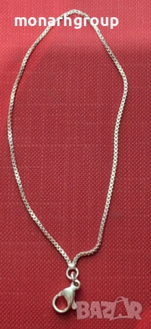 Сребърен елемент тип гривна, снимка 5 - Колиета, медальони, синджири - 52436709