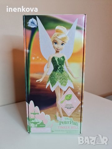 Оригинална кукла Тинкърбел Камбанка Питър пан Дисни Стор Disney store , снимка 7 - Кукли - 29652271