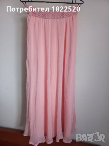 Розова дълга пола , снимка 1