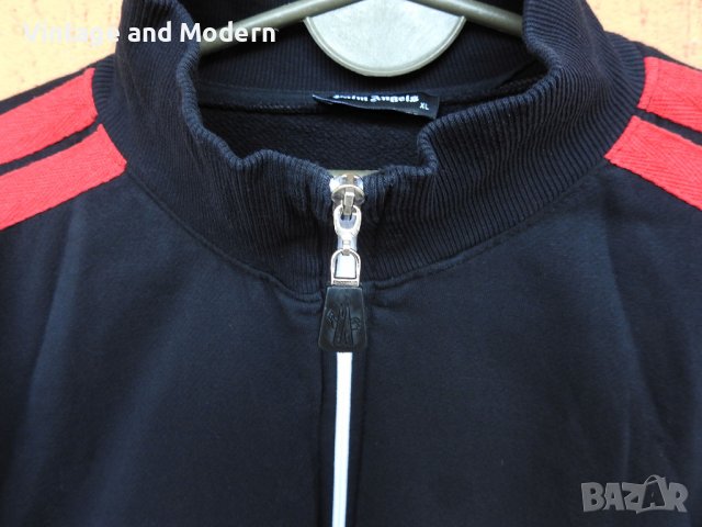 Moncler x Palm Angels горнище анцуг черно горница (L/XL), снимка 6 - Спортни дрехи, екипи - 40089542