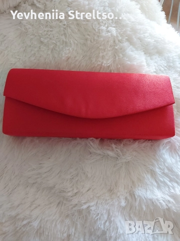 Новая сумка из атласа на ручке цепочке, снимка 6 - Раници - 52846795