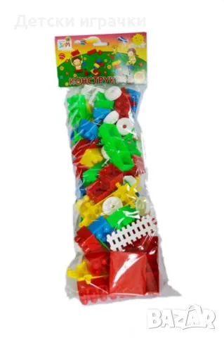 Конструктор за малки деца 78 части 