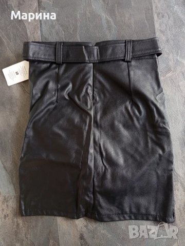 Кожена пола, снимка 2 - Поли - 47607333