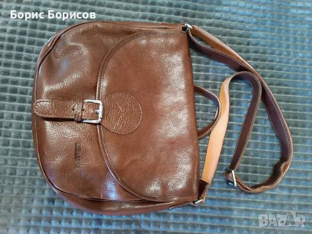 Кожена чанта  Chiarugi, снимка 2 - Чанти - 48560447