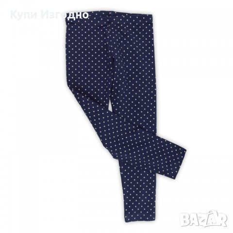 Тъмно син клин на бели точки за дете момиче клинче 8-9г