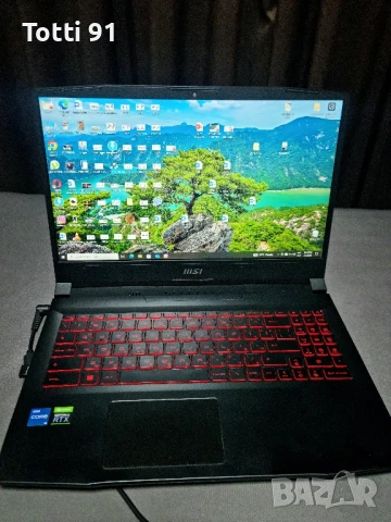 Гейминг лаптоп MSI - Katana GF66 11ud, 15.6"
