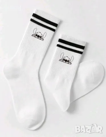 Стич Stitch бели чорапи 