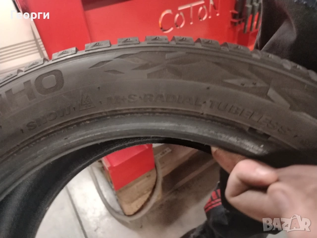 2бр. зимни гуми 185/55/15 Kumho, снимка 6 - Гуми и джанти - 53212120