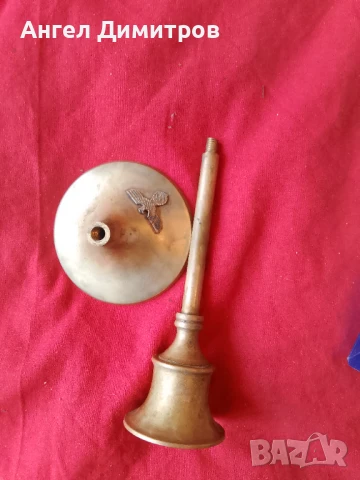 Трети райх страхотен свещник на винт , снимка 3 - Антикварни и старинни предмети - 51118841