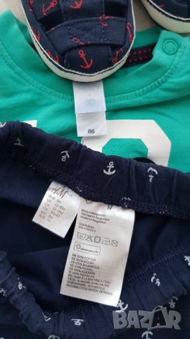 Тениска Мики Маус и къси панталонки 12-18 месеца , снимка 9 - Комплекти за бебе - 33257386