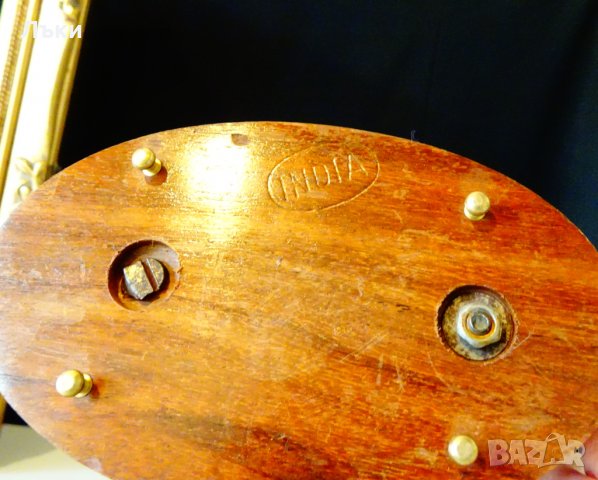 Бронзова мастилница,Британска Индия,позлата. , снимка 6 - Антикварни и старинни предмети - 27333506