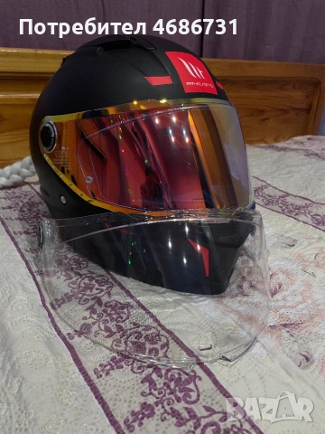 Пистова каска MT Helmets / КАТО НОВА, снимка 3 - Аксесоари и консумативи - 53515595