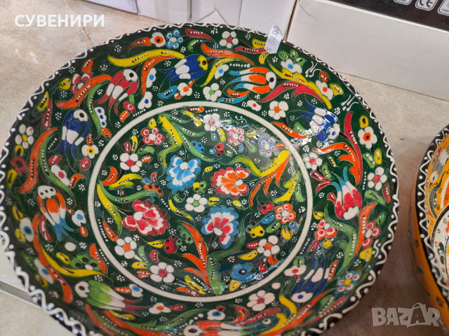 Турска керамика ,ръчна изработка(чаши,чинии,купи,канички,пепелници, подложки), снимка 11 - Други - 44858186
