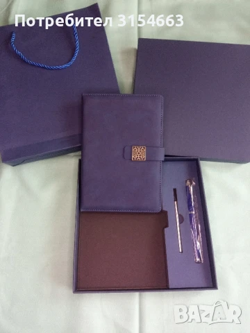 Подаръчен комплект тефтер и химикалка , снимка 6 - Подаръци за рожден ден - 51391195