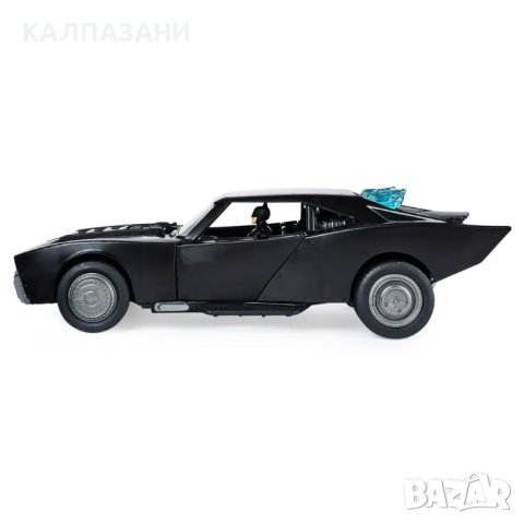 DC The BATMAN Батмобил със звукови и светелинни ефекти и фигура Батман 10см 6060519, снимка 2 - Коли, камиони, мотори, писти - 43211793