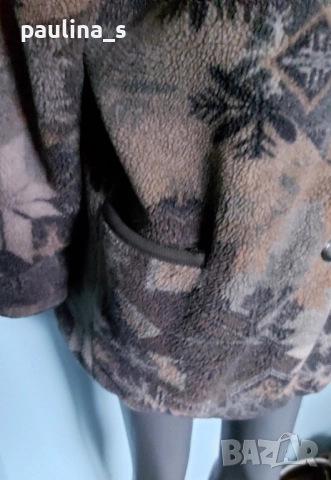 Два различни броя / Топло палто от полар тип teddy bear "L. L. Bean" и Италианско , снимка 15 - Палта, манта - 30408485