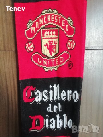 Manchester United Casillero Del Diablo оригинелен шал Манчестър Юнайтед , снимка 3 - Футбол - 43851207