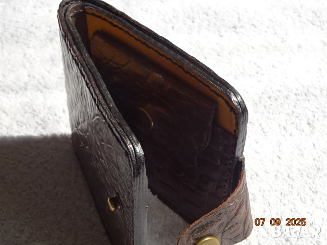 мъжки портфейл /ръчна изработка/, снимка 4 - Портфейли, портмонета - 51596762