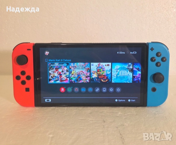 Nintendo Switch OLED-много добро състояние, снимка 2 - Nintendo конзоли - 52817176