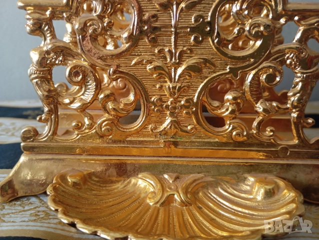 Винтидж салфетник,поставка за писма, снимка 2 - Антикварни и старинни предмети - 52910828