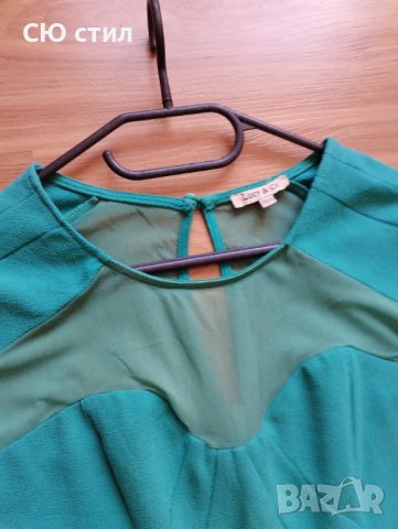 Зелена рокля S размер ,20 лв., снимка 2 - Рокли - 43622249