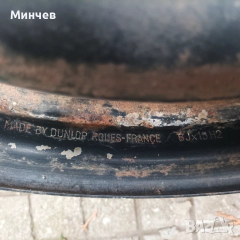 1бр. джанта Dunlop 6J15 4х100, снимка 6 - Гуми и джанти - 53219120