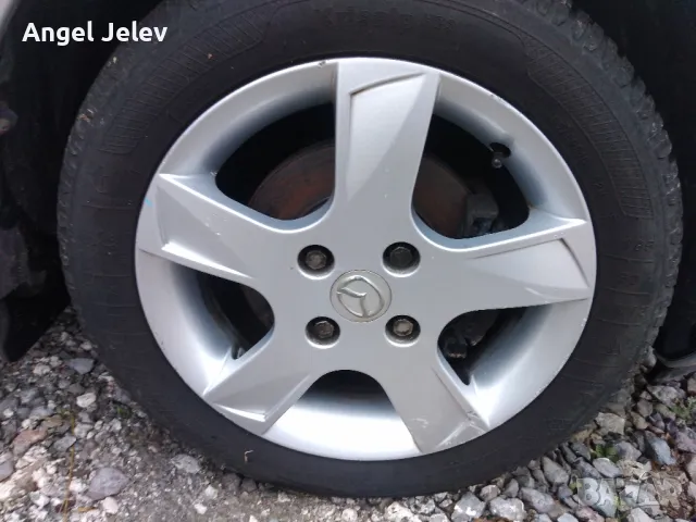 Алуминиеви джанти Мазда 15цола, снимка 3 - Гуми и джанти - 48217306