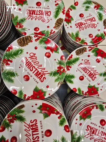 коледни чинии, снимка 7 - Чинии - 48088519