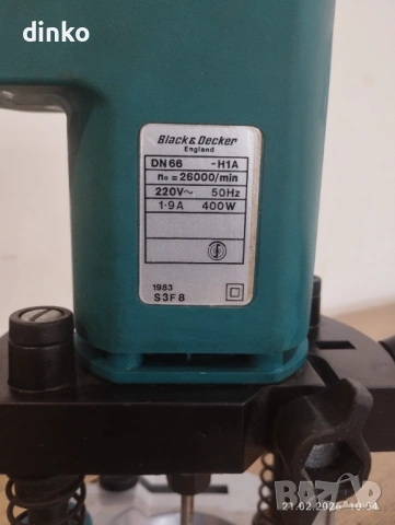 Оберфреза Black& Decker , снимка 3 - Други инструменти - 53570549