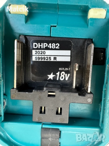Ударен винтоверт Makita DHP482, снимка 4 - Винтоверти - 52369777