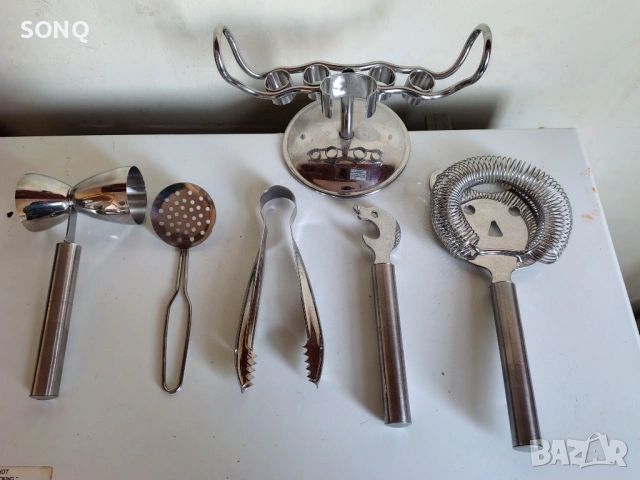 Марков Бармански Комплект WMF Cromargan Faces, снимка 4 - Обзавеждане за заведение - 53177609