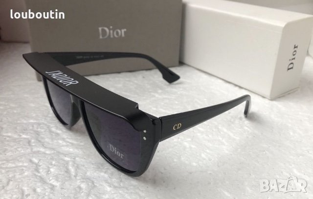 DIOR J’DIOR прозрачни слънчеви с козирка с лого, снимка 5 - Слънчеви и диоптрични очила - 28357758